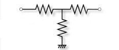 T-Pad attenuator diagram